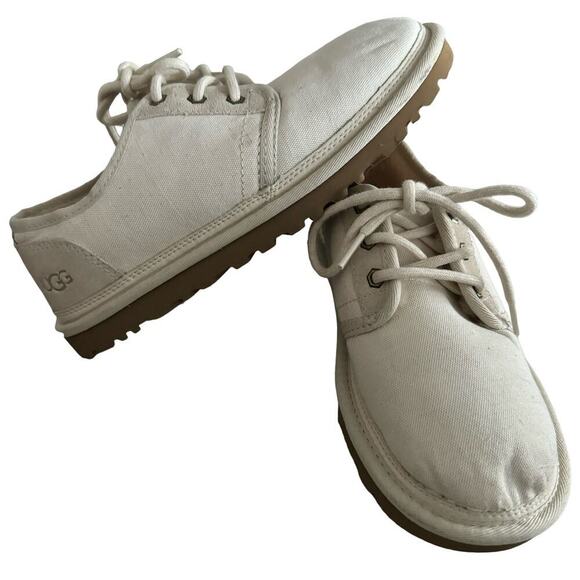 UGG Mens NEUMEL LOW CANVAS WHITECAP MEN’S SHOE SIZE 6 Chukka Mule - Picture 2 of 9